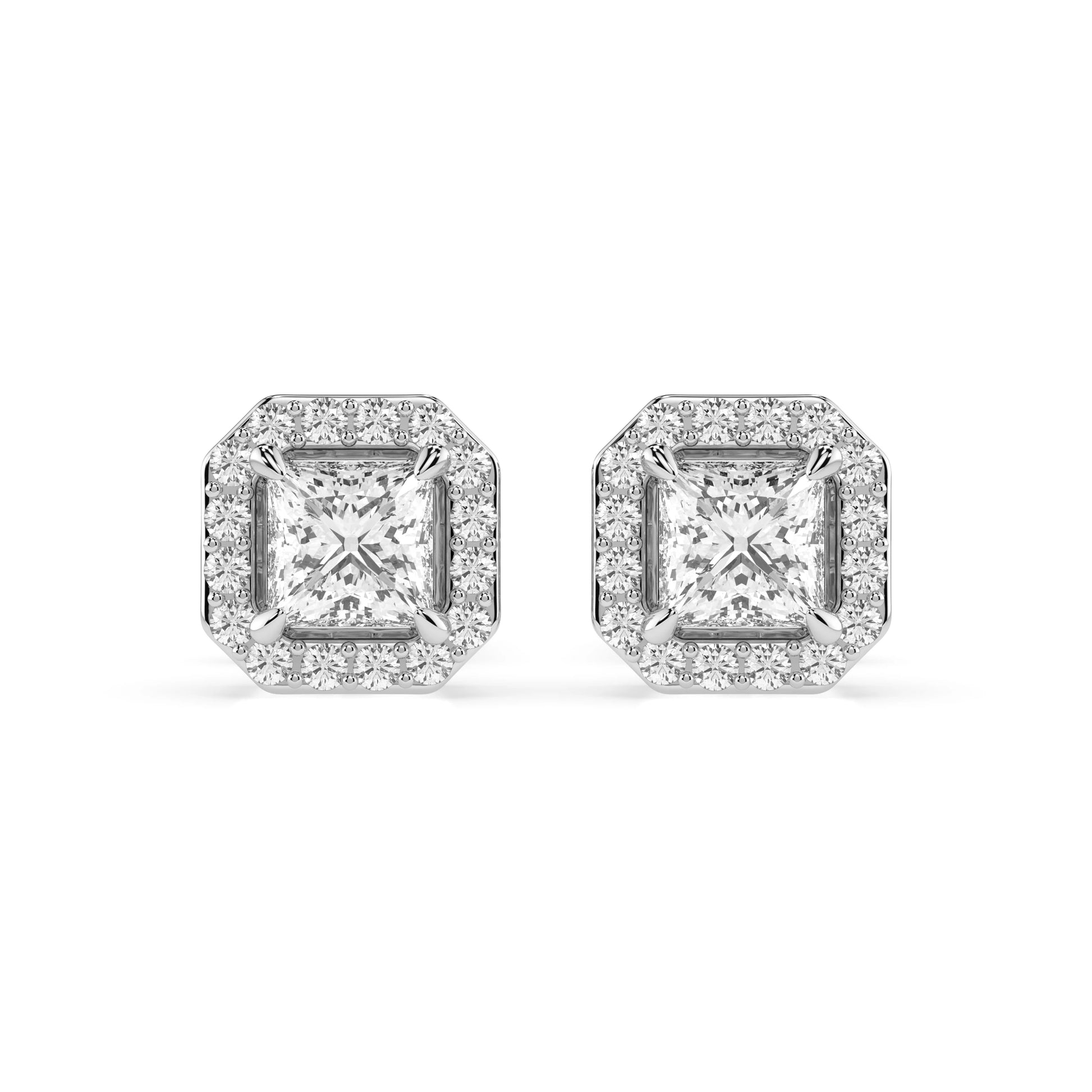 Solitaire Eternity Earring (Princess), 0.34 ct — 102-10115(3.0)PR
