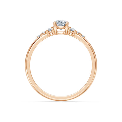 Solitaire Eternity Ring, 0.35 ct — 101-10140(4.5)