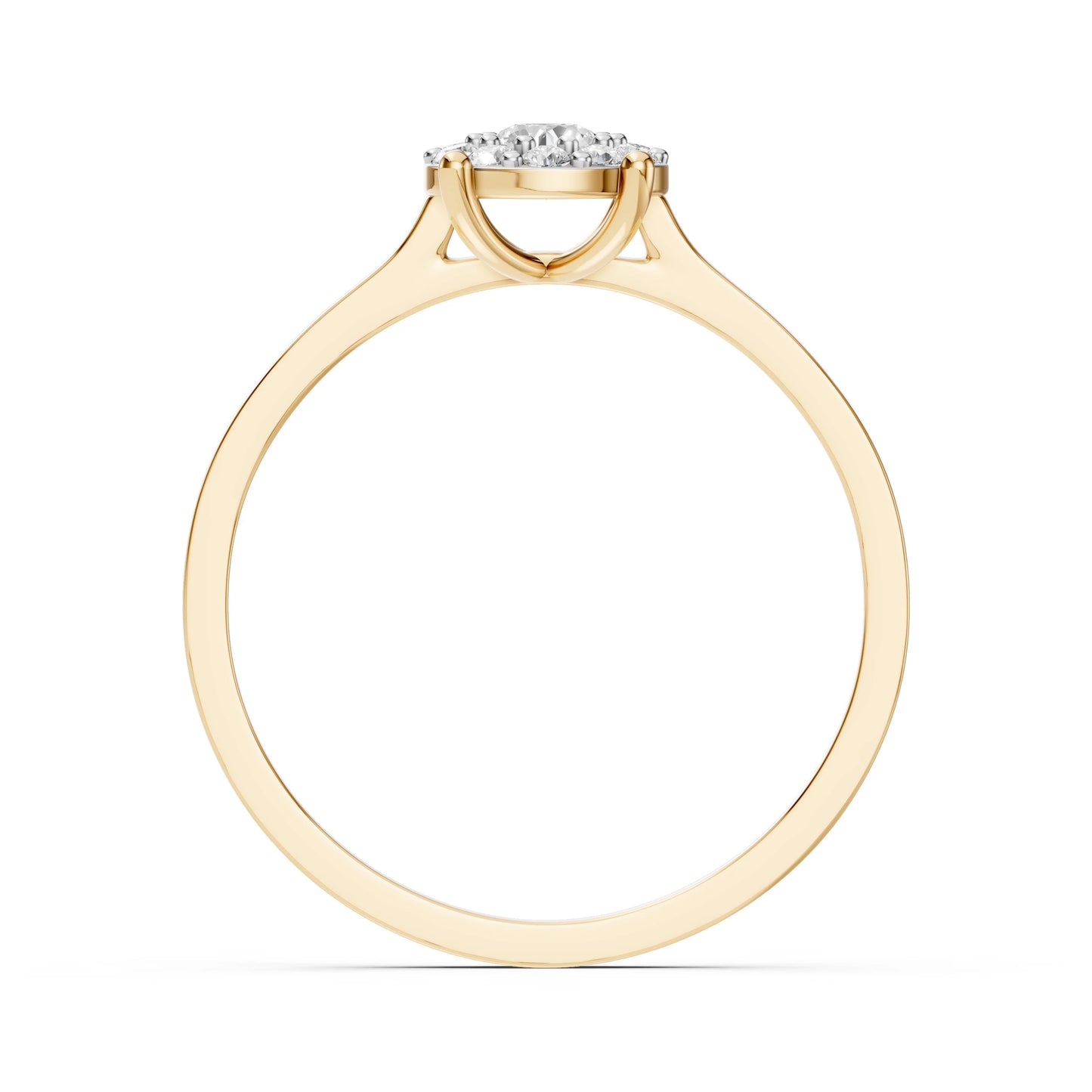 Solitaire Eternity Ring (Round), 0.15 ct — 101-10017/1(3.4)