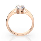 Solitaire Ring (Round), 0.7 ct — 101-10012/1(5.7)