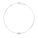 Diamond Bracelet Gold Round 0.07ct by Qutahia Jewellery