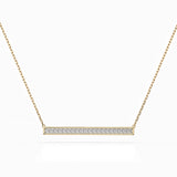 Minimalism Necklace (Round), 0.12 ct β 104-10024