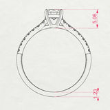 Solitaire Eternity Ring (Round), 0.4 ct — 101-10094(4.7)