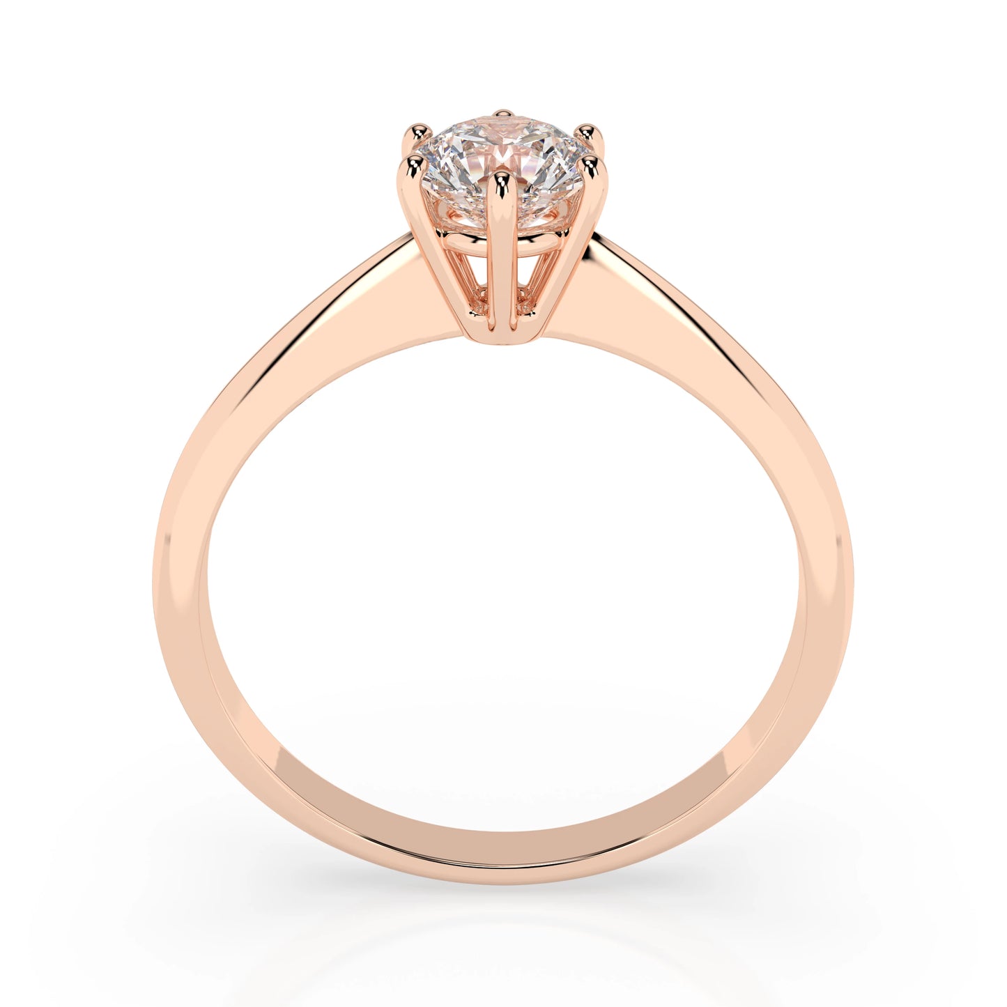 Solitaire Ring (Round), 0.3 ct — 101-10027(4.2)