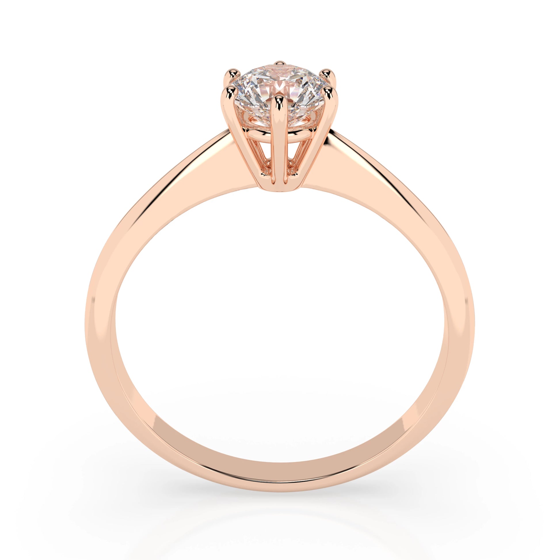 Solitaire Ring (Round), 0.3 ct — 101-10027(4.2)