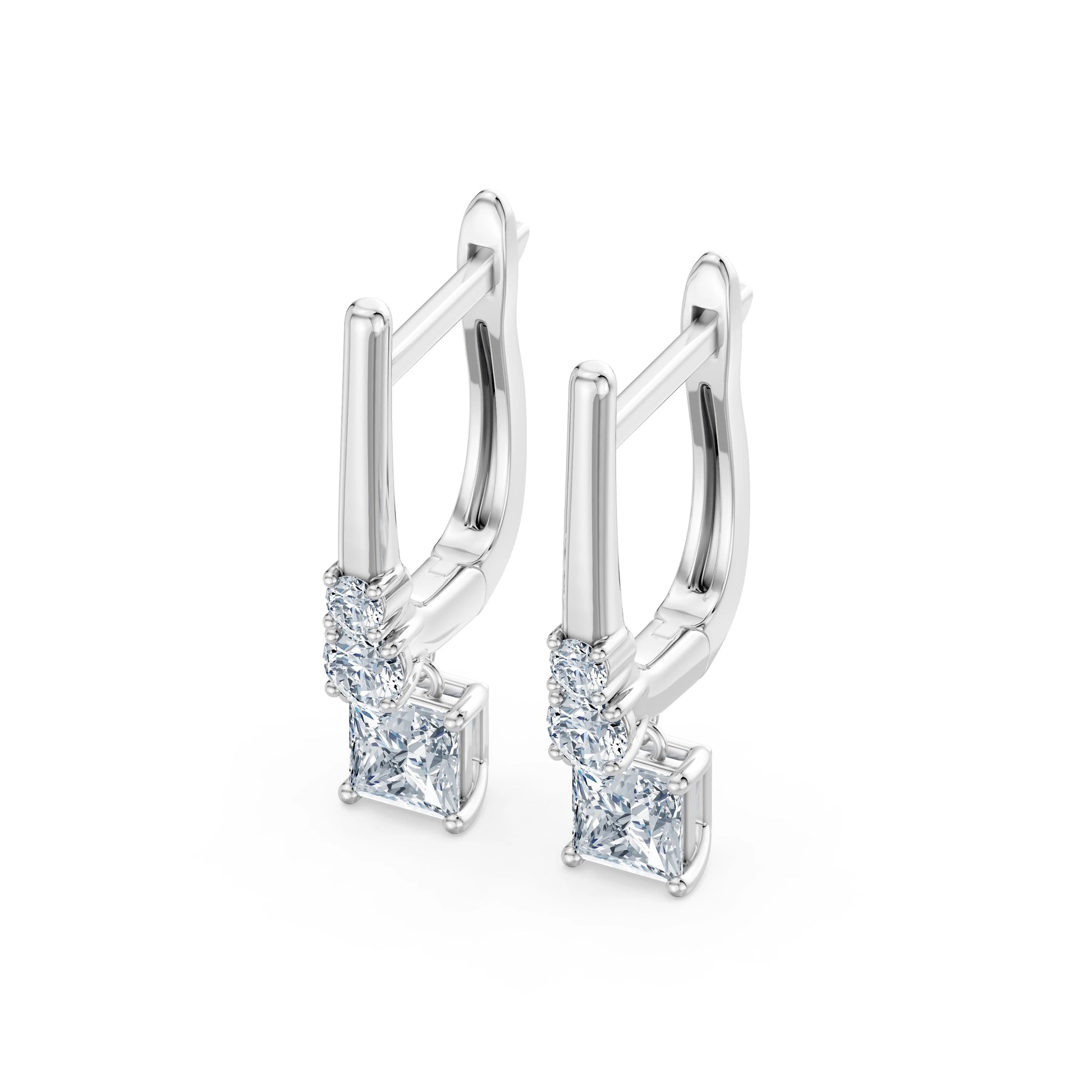 Solitaire Eternity Earring, 0.6 ct — 102-10143(0.30)PR