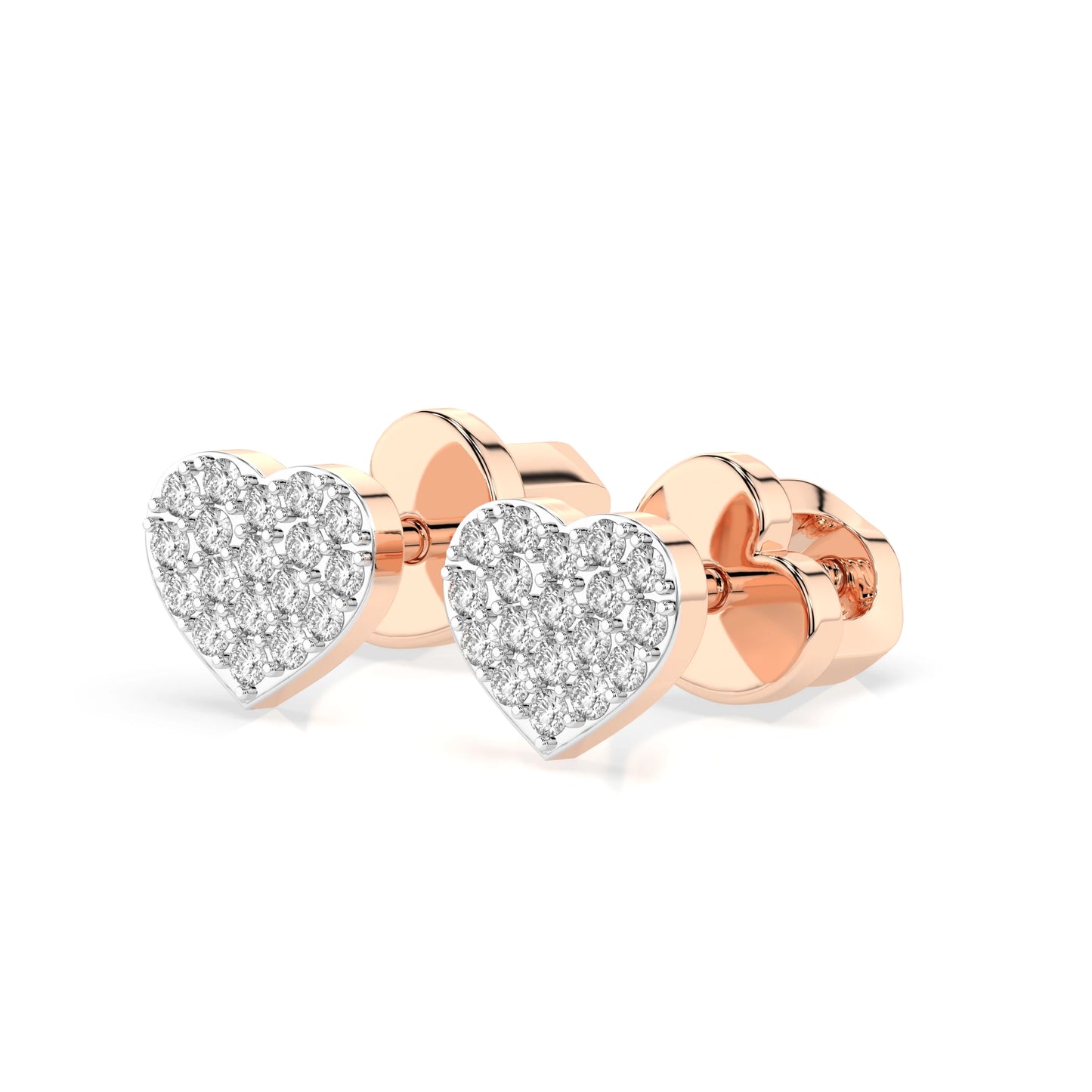 Illusion Earring (Round), 0.18 ct — 102-10097