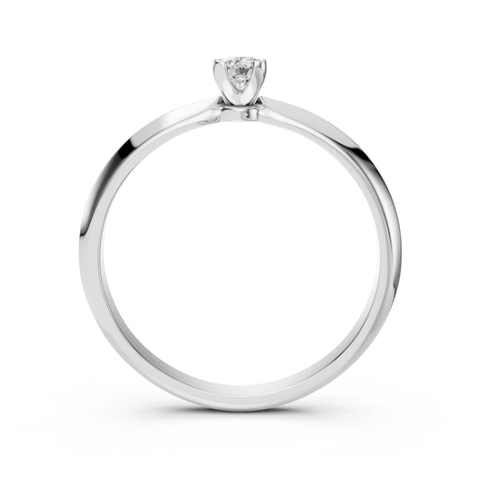 Solitaire Ring (Round), 0.1 ct — 101-10089(3.0)