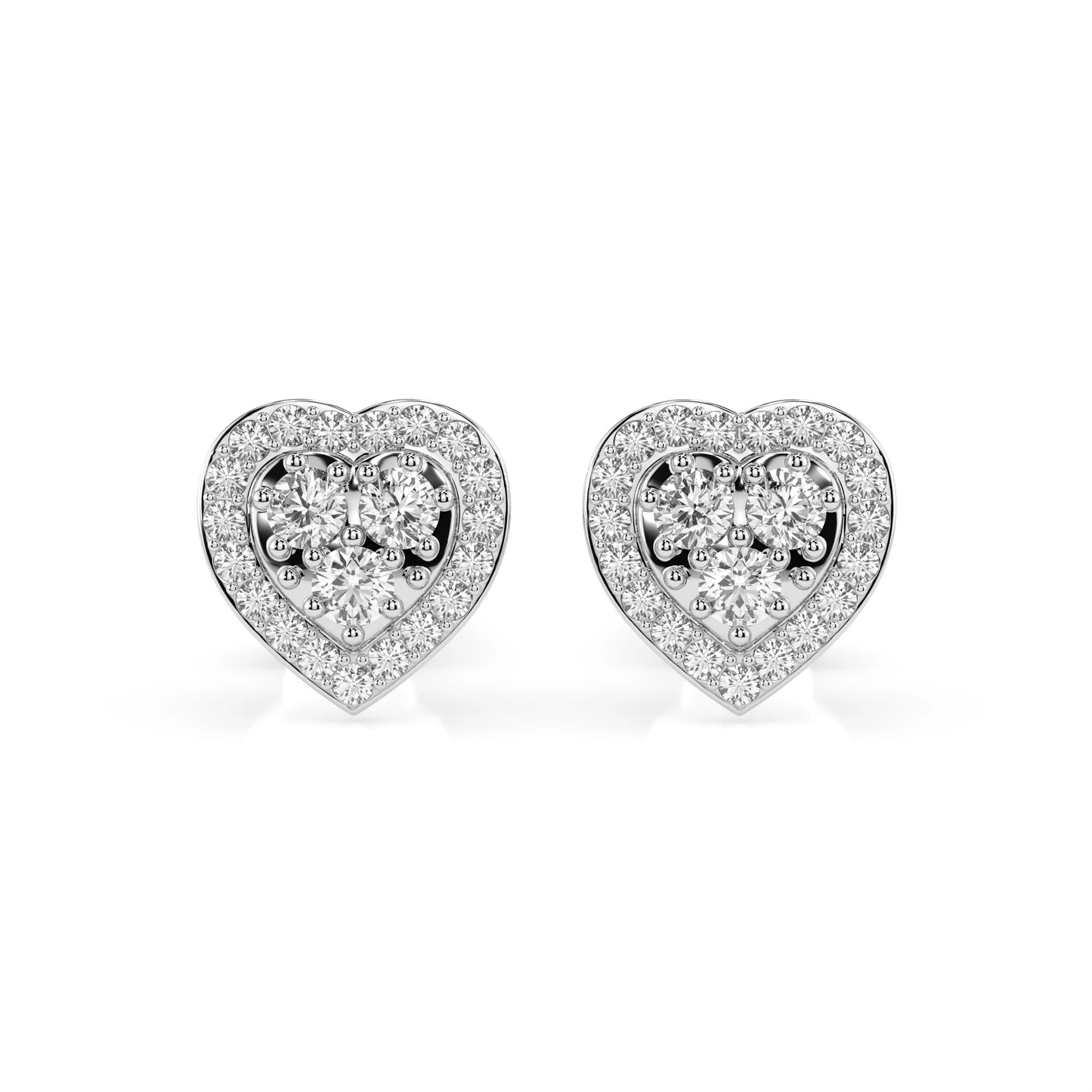 Illusion Earring (Round), 0.17 ct — 102-10096