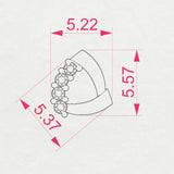 Minimalism Earring (Round), 0.05 ct — 102-10061
