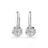 Illusion Earring (Round), 0.12 ct — 102-10015/1(2.5)