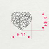 Illusion Diamond Earrings Round 0.18ct by Qutahia Jewellery