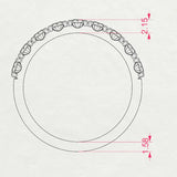 Eternity Ring (Round), 0.78 ct — 101-10044/3