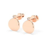 Minimalism Earring (Round), 0.04 ct β 102-10067