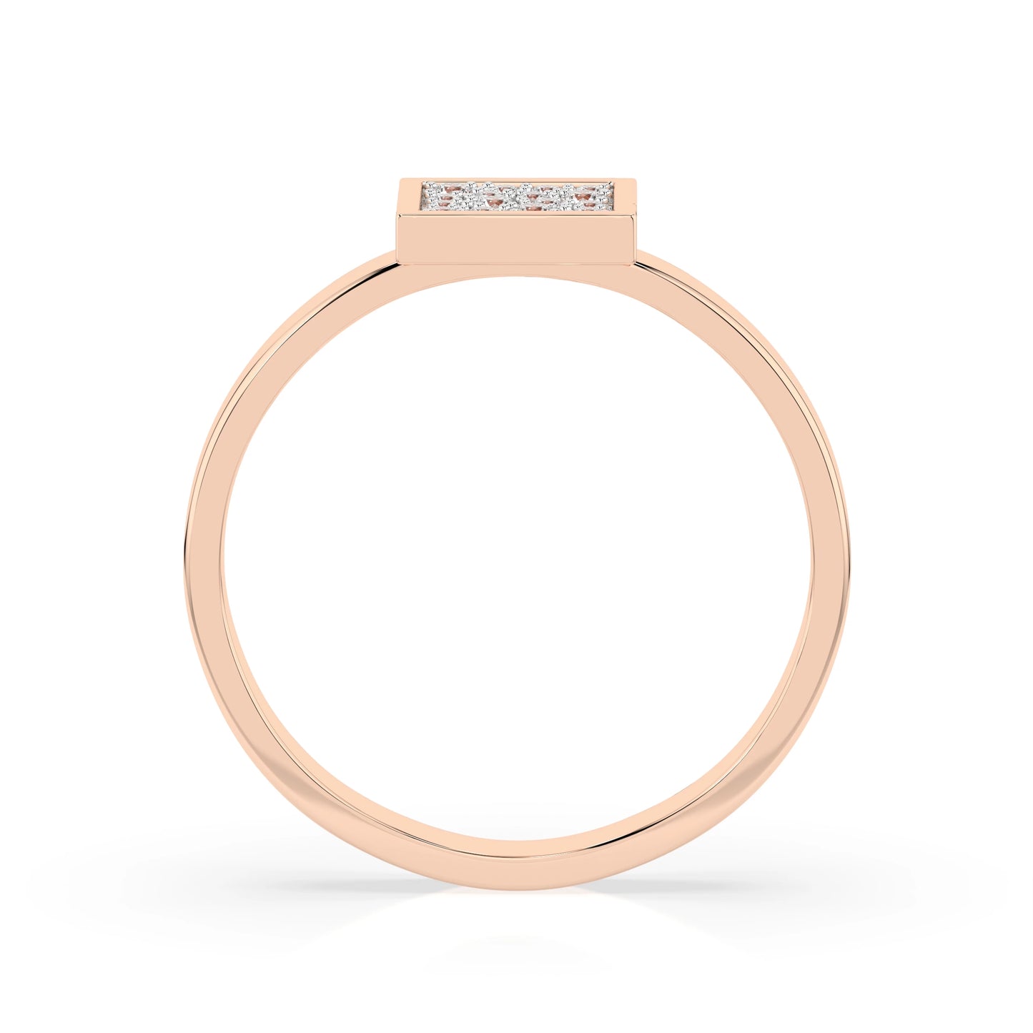 Illusion Ring (Round), 0.07 ct — 101-10059