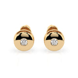 Solitaire Butterfly Earring (Round), 0.08 ct β 102-10048