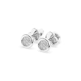 Illusion Earring (Round), 0.08 ct — 102-10068