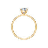 Marquise Lab Grown Diamond Solitaire Engagement Ring 1.5ct by Qutahia Jewellery