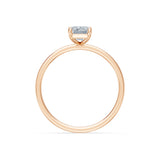 Emerald Lab Grown Diamond Solitaire Engagement Ring 1.0ct by Qutahia Jewellery