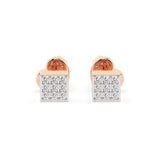 Illusion Earring (Round), 0.11 ct — 102-10063