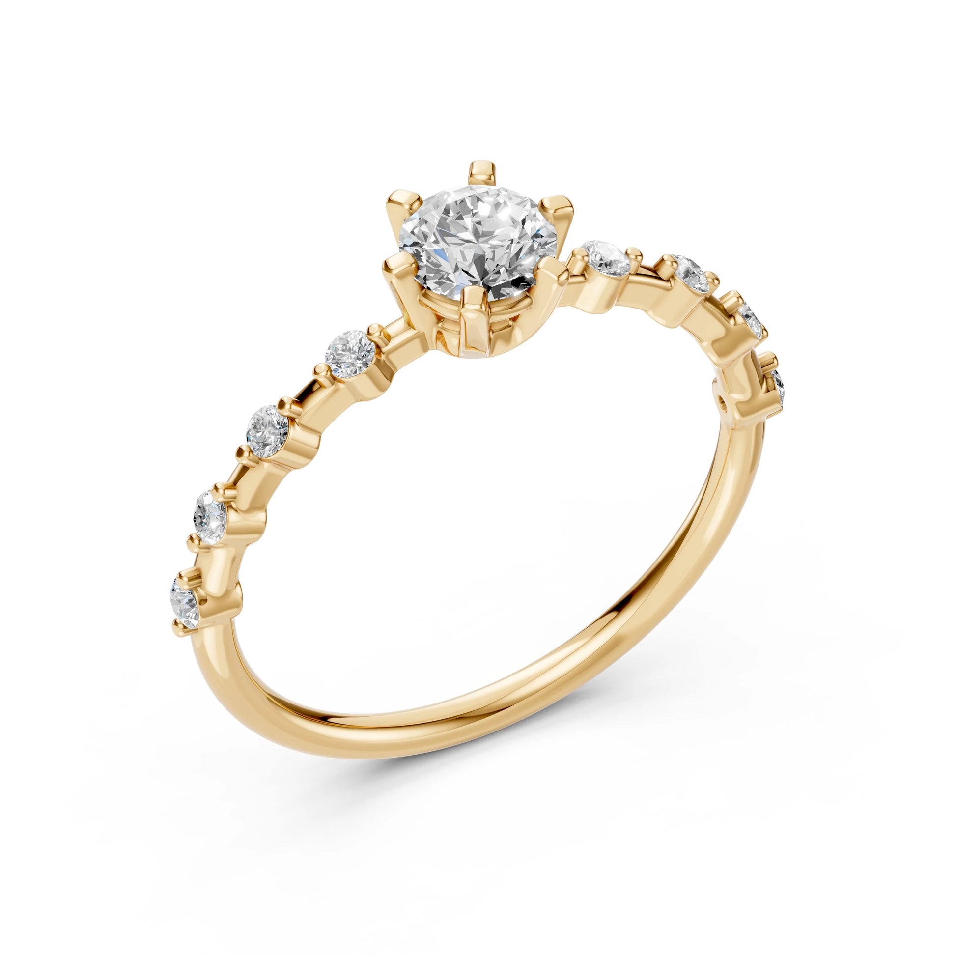 Solitaire Eternity Ring (Round), 0.5 ct — 101-10144(5.1)
