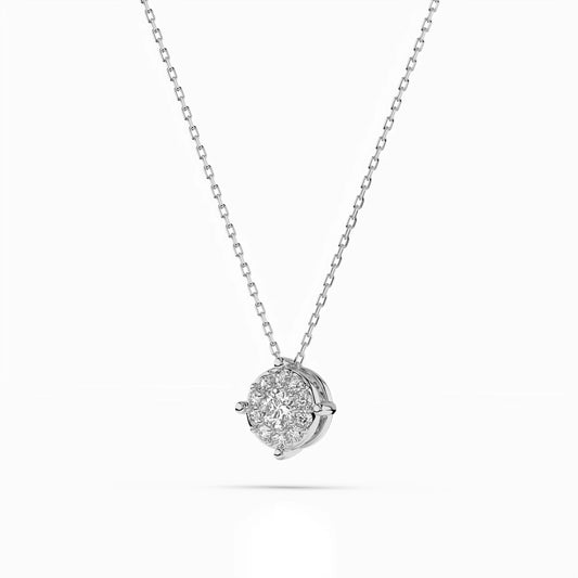 Solitaire Eternity Necklace (Round), 0.06 ct — 104-10001(2.5)