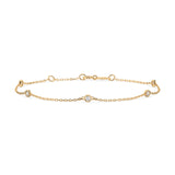 Minimalism Bracelet (Round), 0.14 ct — 105-10008/5(1.9)