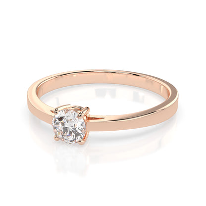 Solitaire Ring (Round), 0.3 ct — 101-10012/1(4.2)