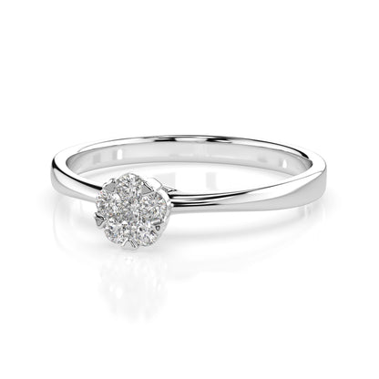 Illusion Ring (Round), 0.03 ct — 101-10015/1(2.0)