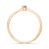 Solitaire Ring (Round), 0.06 ct — 101-10012/1(2.5)