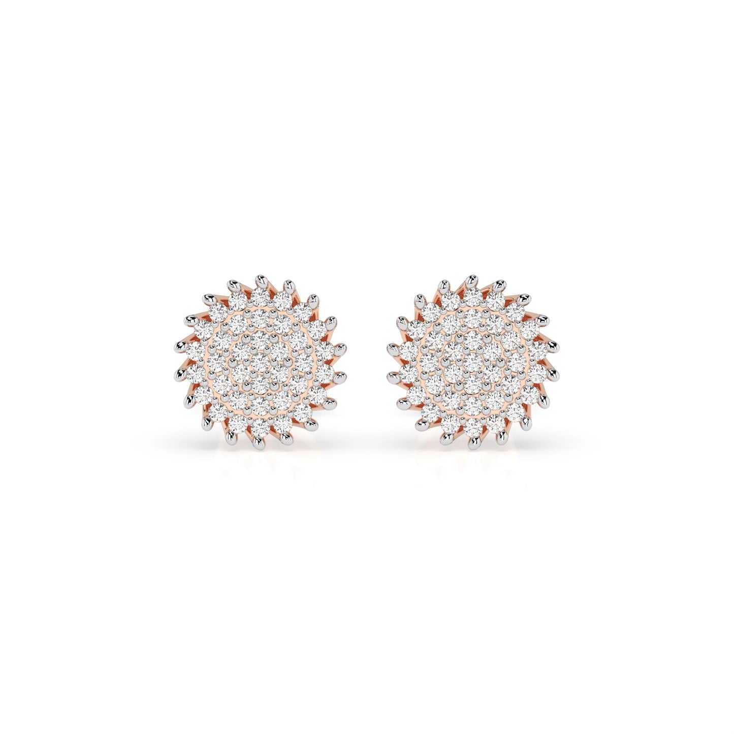 Illusion Earring (Round), 0.3 ct — 102-10171