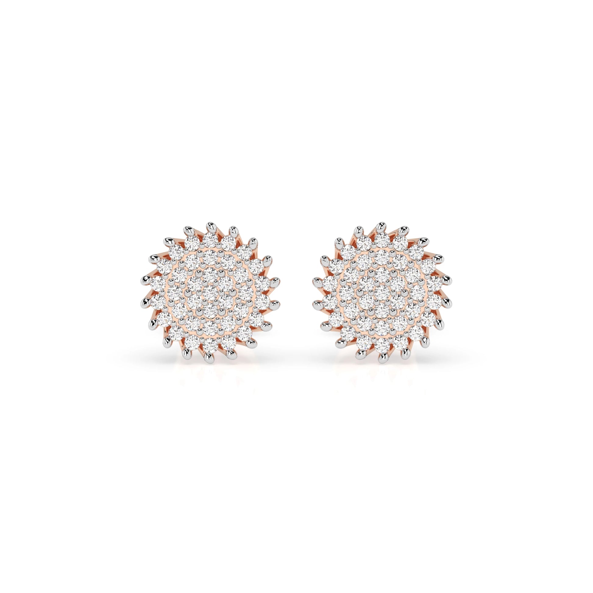 Illusion Earring (Round), 0.3 ct — 102-10171