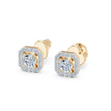 Diamond Eternity Earrings Round Brilliant 0.4ct by Qutahia Jewellery