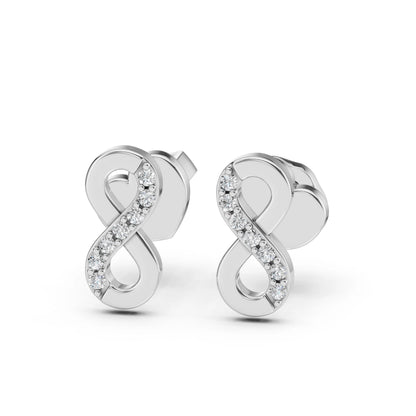 Minimalism Earring (Round), 0.09 ct — 102-10092