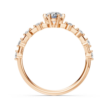 Solitaire Eternity Ring (Round), 0.4 ct — 101-10144(4.7)