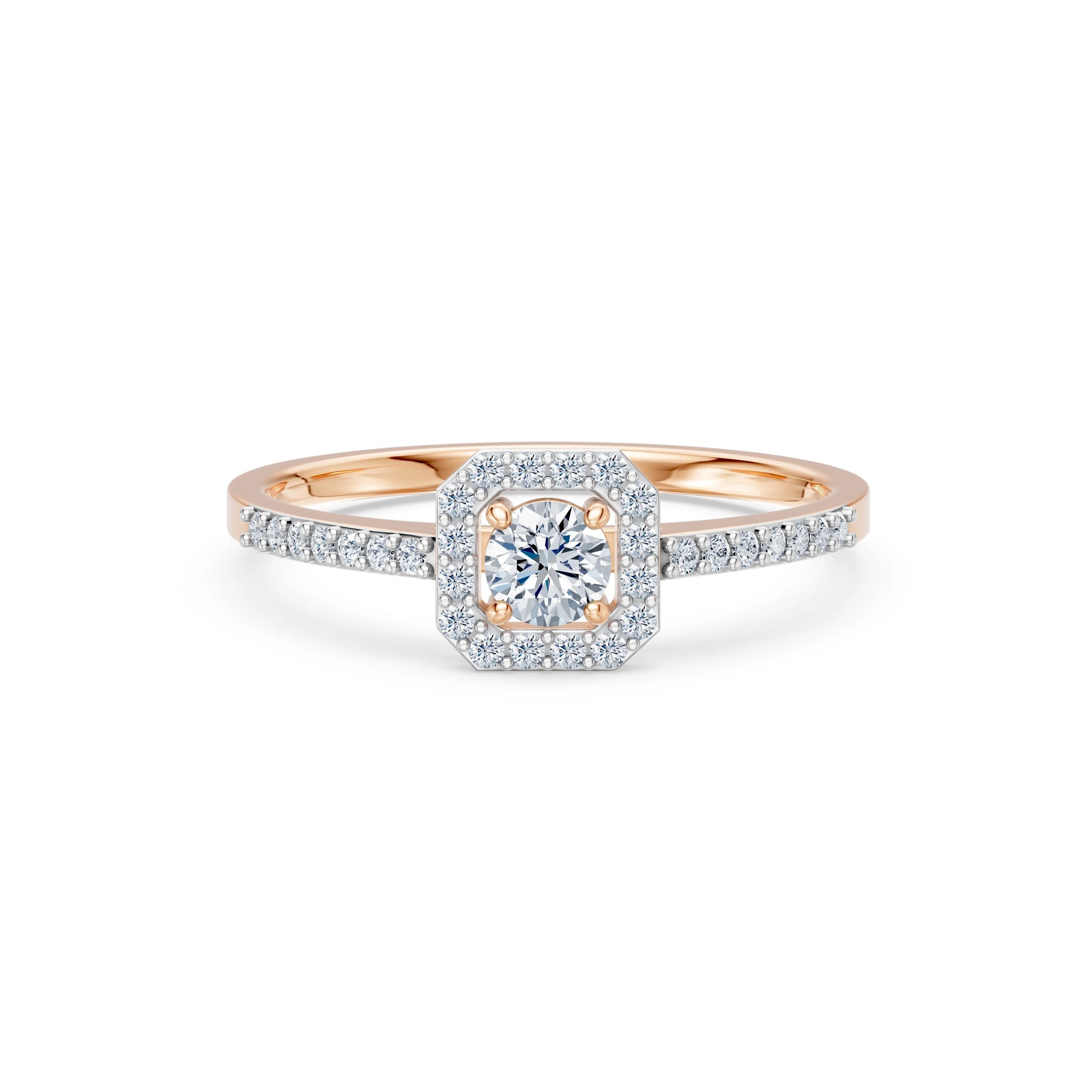 Solitaire Eternity Ring, 0.2 ct — 101-10118/2(3.7)