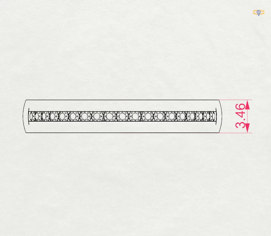 Eternity Ring (Round), 0.15 ct — 101-10047