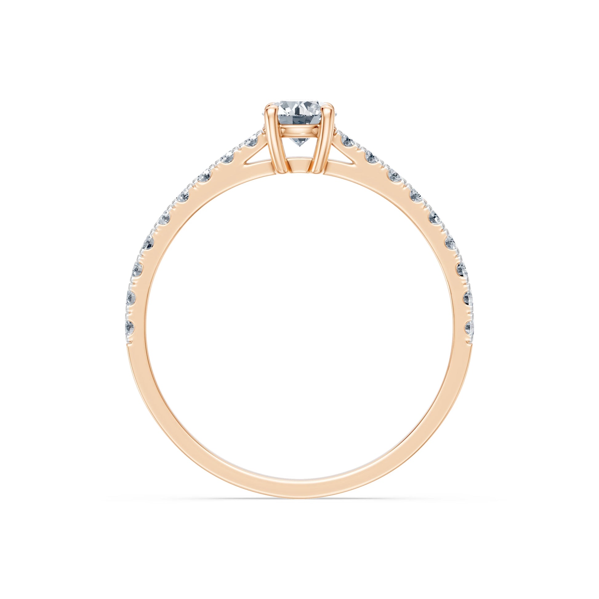 Solitaire Eternity Ring, 0.3 ct — 101-10191(0.30)RN