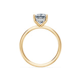Cushion Lab Grown Diamond Micro Pave Engagement Ring 2.0ct by Qutahia Jewellery