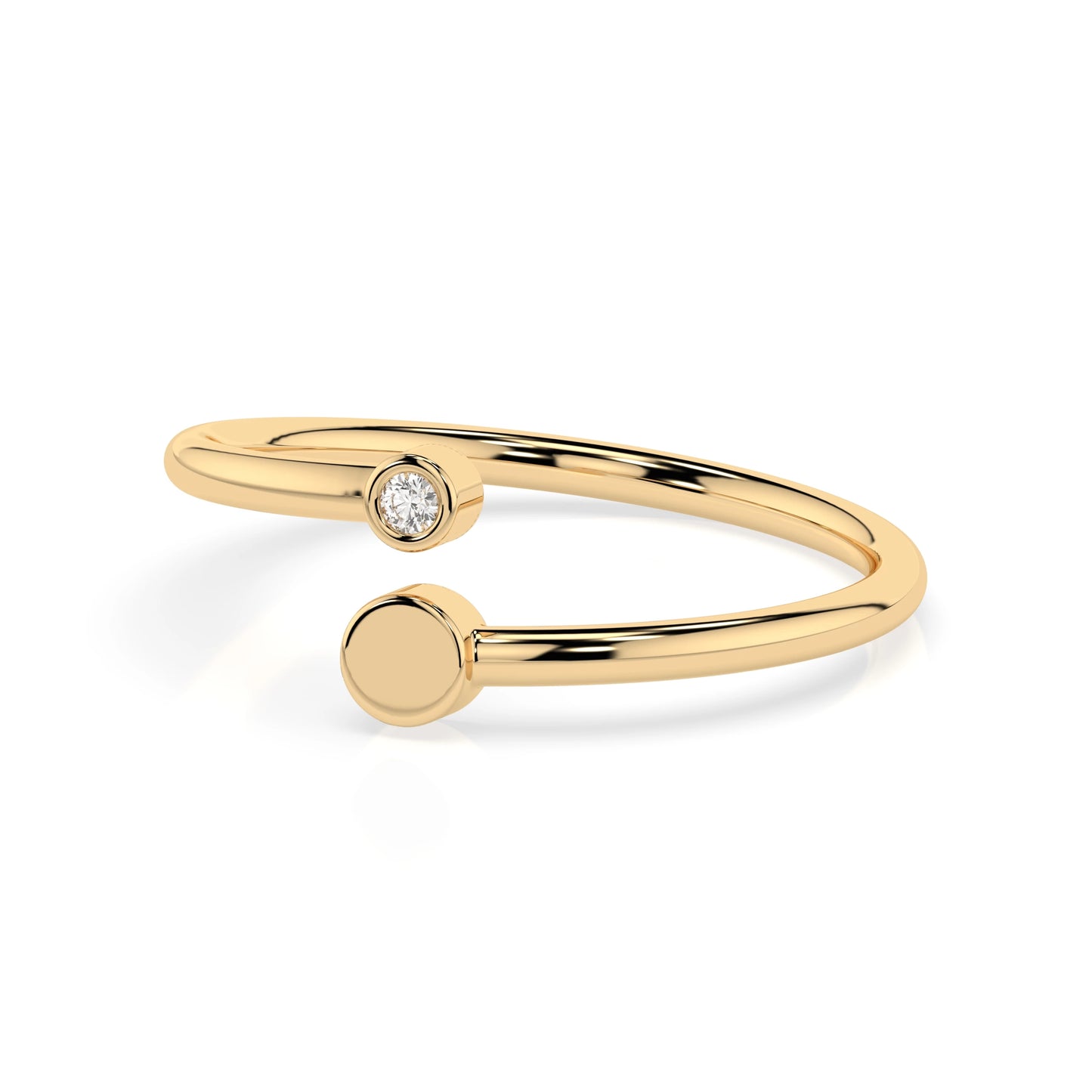 Minimalism Ring (Round), 0.02 ct — 101-10071