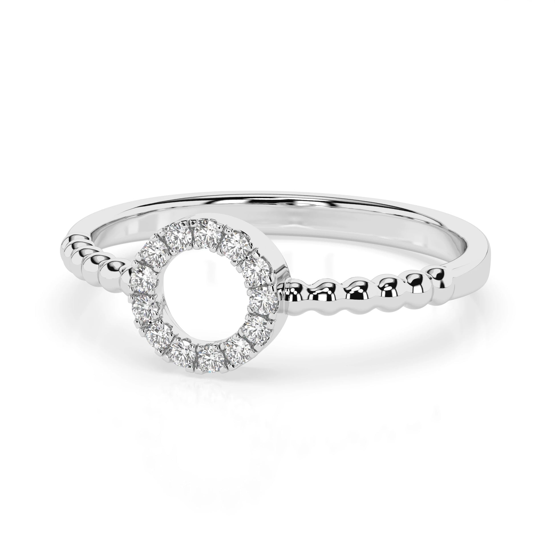 Minimalism Ring (Round), 0.08 ct — 101-10055