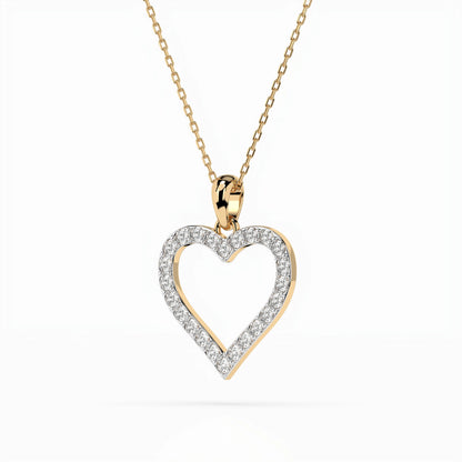 Minimalism Necklace (Round), 0.31 ct — 104-10060