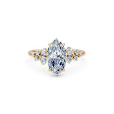 Marquise Lab Grown Diamond Classic Pave Eternity Ring 2.0ct by Qutahia Jewellery
