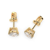 Diamond Stud Earrings Round 2.0ct by Qutahia Jewellery