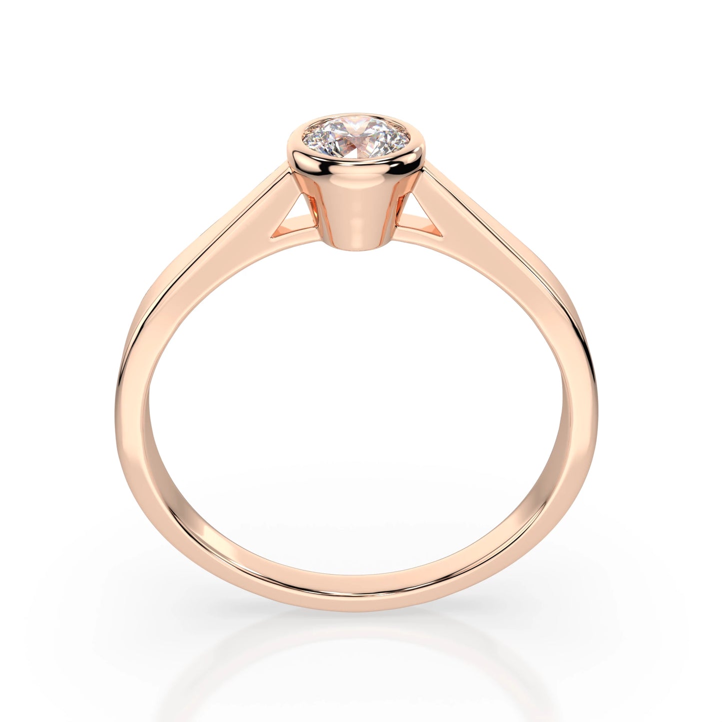 Solitaire Ring (Round), 0.3 ct — 101-10010(4.2)