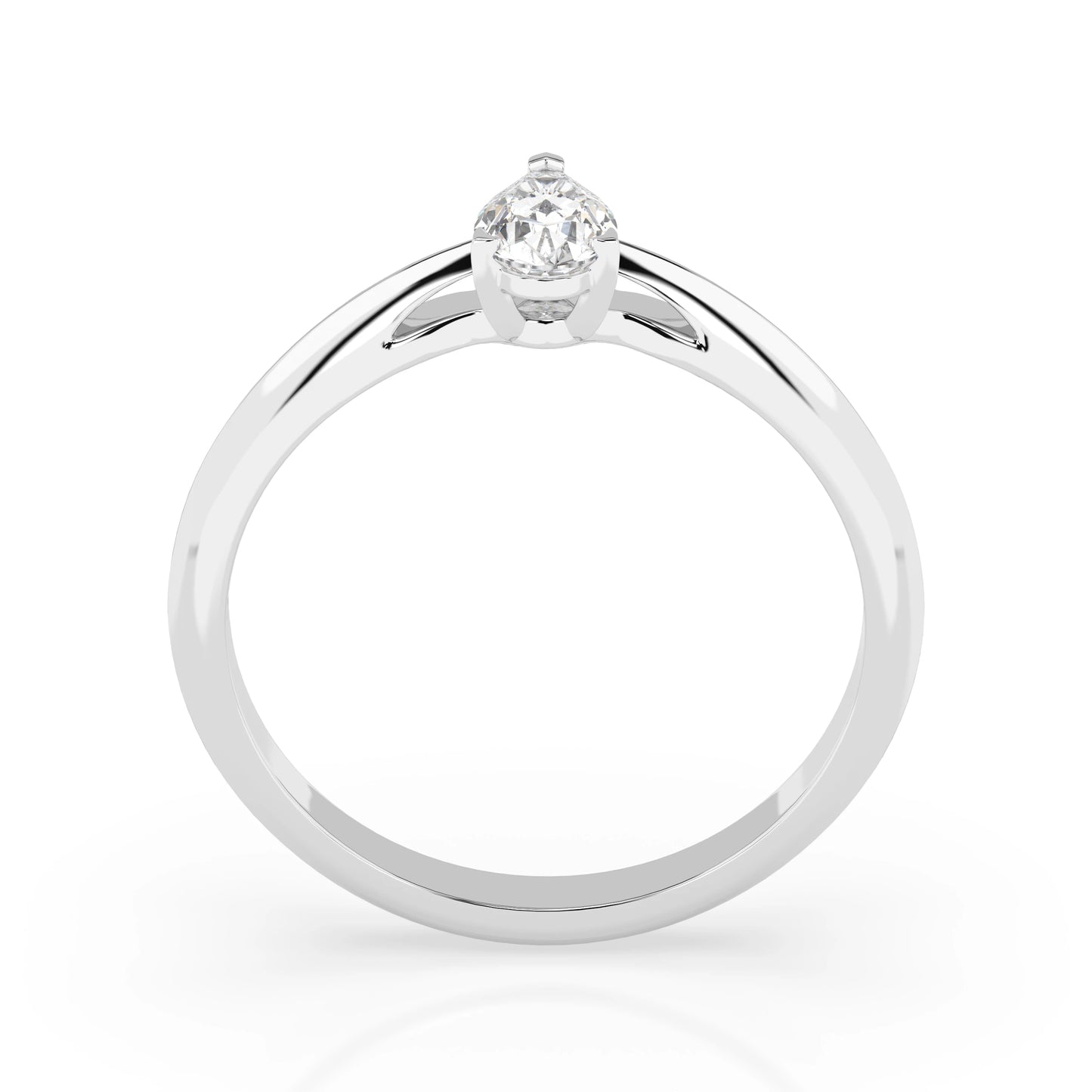 Solitaire Ring (Pear), 0.3 ct — 101-10190(0.30)PAR