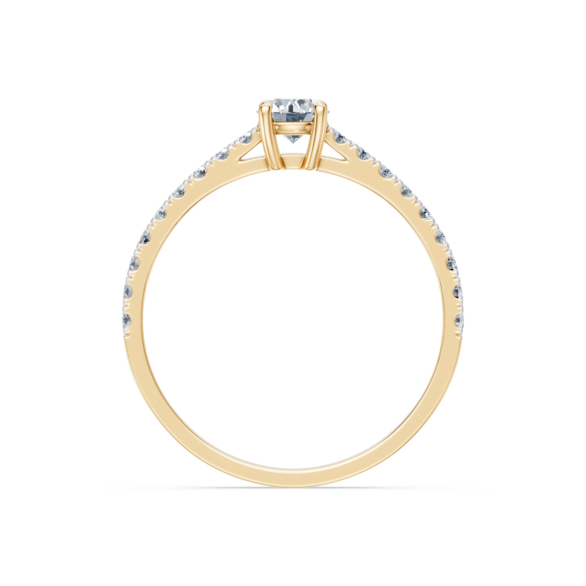 Solitaire Eternity Ring, 0.3 ct — 101-10191(0.30)RN