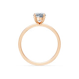 Marquise Lab Grown Diamond Solitaire Engagement Ring 1.5ct by Qutahia Jewellery