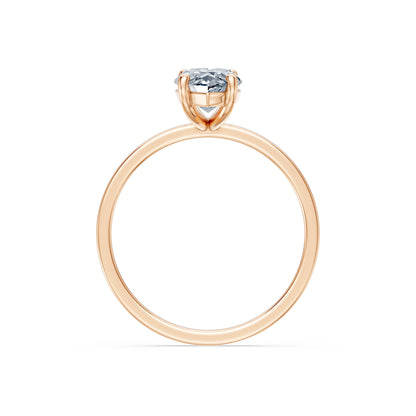 Marquise Lab Grown Diamond Solitaire Engagement Ring 1.5ct by Qutahia Jewellery