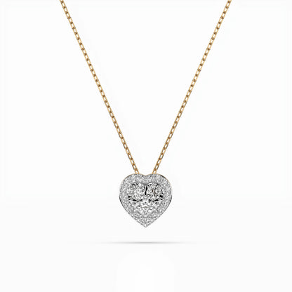 Illusion Necklace (Round), 0.08 ct — 104-10062